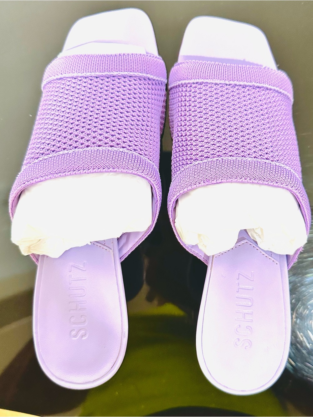 SCHUTZ Open-Toe Heeled Mules